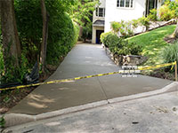 Concrete Apron permit and installation