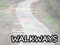 Stone walkways