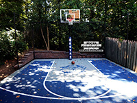 Concrete Basketball Court