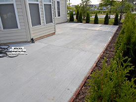 Backyard Concrete Patio