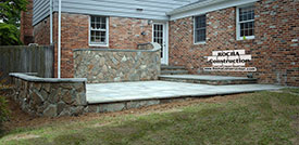 Pennsylvania flagstone patio in Silver Spring