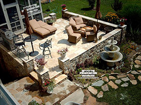 Stone patio contractor in Silver Spring MD