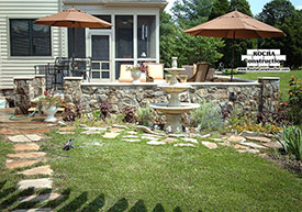 Stone Patio Installation