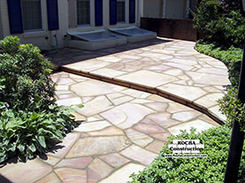Light stone color patio