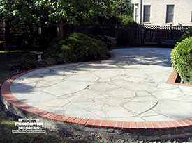 Stone and Brick Patio