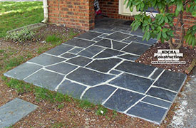 Slate Patio Entrance