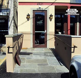 Slate Patio Installation