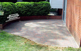 Backyard Brick Patio