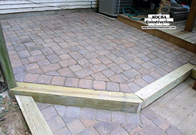Paver Deck Installation