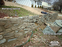 Before and after carderock repairs