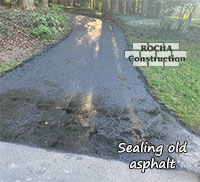 Old Asphalt Sealant