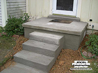 Concrete Porch and Steps