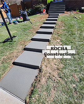 Concrete Block Steps