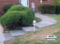 Flagstone Step Installation