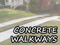 Pour Concrete Walkway