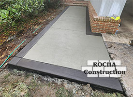 Colored Concrete Walkway Replacement