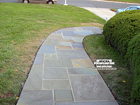 Pennsylvania Flagstone installation in Potomac