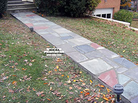 Slate walkway