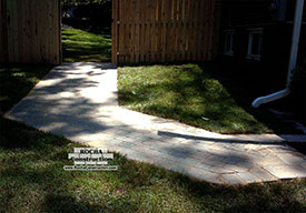 Paver walkway in Silver Spring