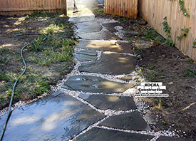 Irregular Stepping Stones install in Bethesda