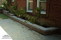 Interlocking Block Planter Installation