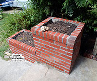 Brick Planter Box Installation
